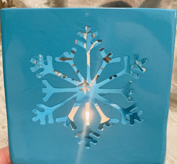 Snowflake Box Blue