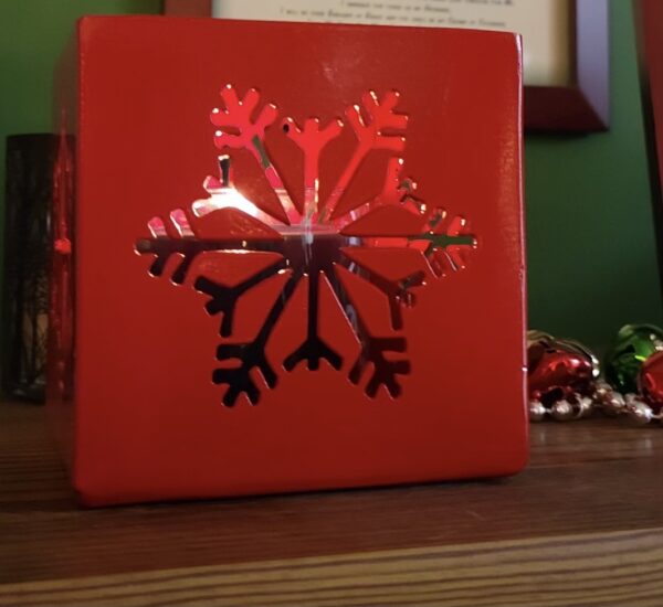 Snowflake Box Red