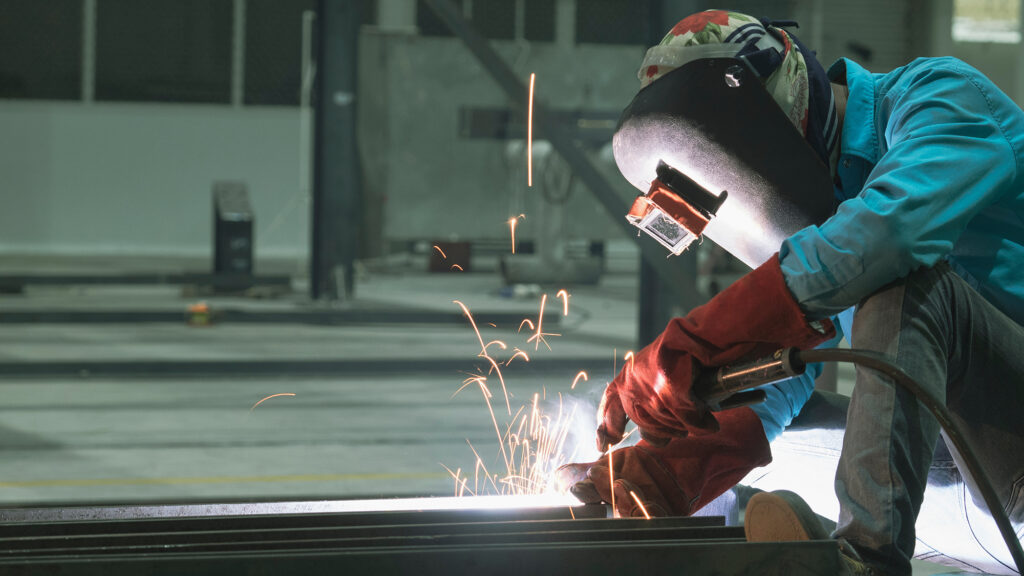 welding blue bell